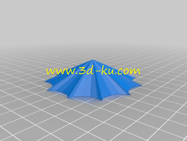 漂亮的星型风铃吊坠模型的图片2