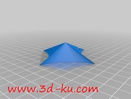 3D打印模型漂亮的星型风铃吊坠的图片