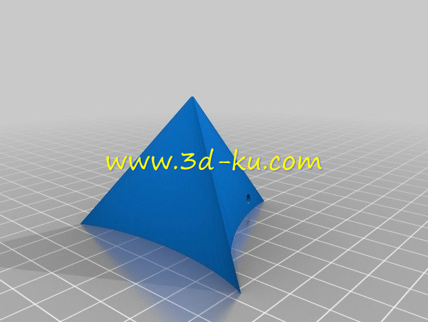 漂亮的星型风铃吊坠模型的图片5