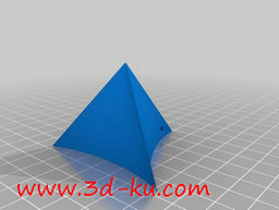 3D打印模型漂亮的星型风铃吊坠的图片