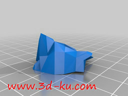 3D打印模型手持双刀的异形虫王的图片