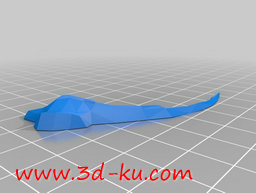 3D打印模型手持双刀的异形虫王的图片