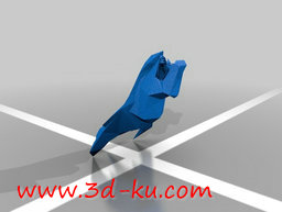 3D打印模型手持双刀的异形虫王的图片