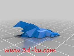 3D打印模型手持双刀的异形虫王的图片