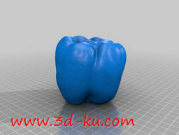 3D打印模型饱满的大甜椒的图片
