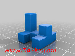 3D打印模型联锁拼图魔方的图片