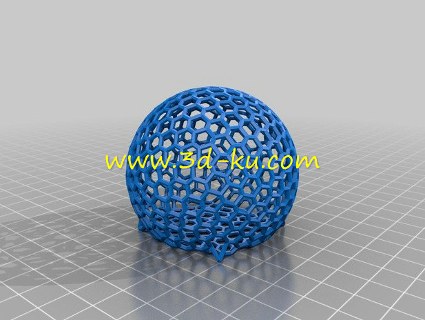 有缺口的六边球模型的图片2
