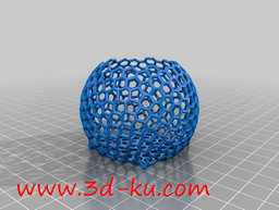 3D打印模型有缺口的六边球的图片