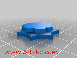 3D打印模型带有不同图案的吊坠的图片