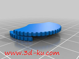 3D打印模型带有不同图案的吊坠的图片