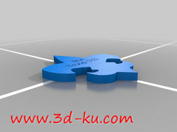 3D打印模型童子军徽标的图片