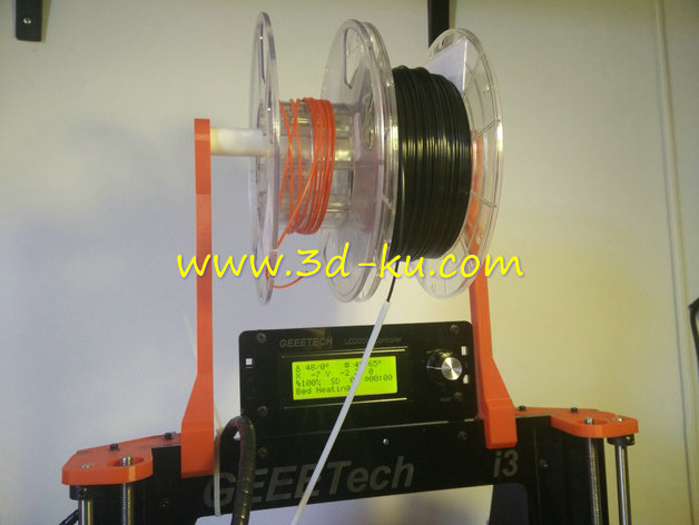 I38毫米亚克力相框卷轴固定器模型的图片1