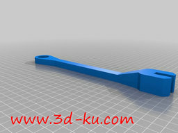 3D打印模型I38毫米亚克力相框卷轴固定器的图片