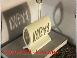 3D打印模型希腊鱼装饰艺术品的图片