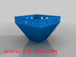 3D打印模型悬挂在空中的花园的图片