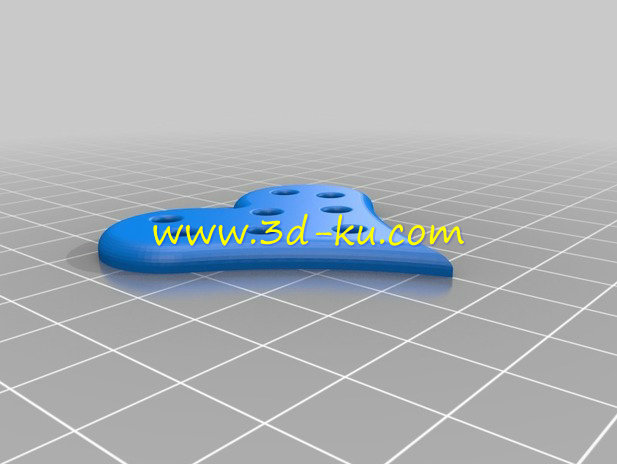 心形项链挂件模型的图片3