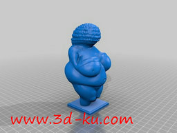 3D打印模型肥胖的妇女的图片