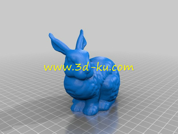 橙色的兔子模型的图片2
