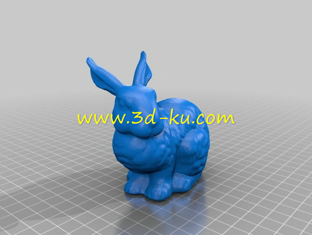 橙色的兔子模型的图片3