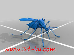 3D打印模型吸血的蚊子的图片