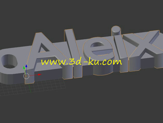 Aleix钥匙扣模型的图片1