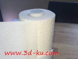 3D打印模型卷筒纸轴的图片