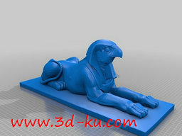 3D打印模型鹰头狮身像的图片