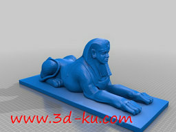 3D打印模型狮身人面像的图片