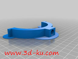 3D打印模型鱼杆架的图片