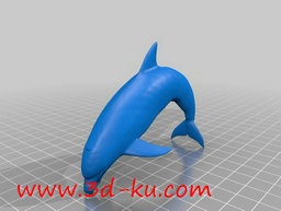 3D打印模型海豚的图片