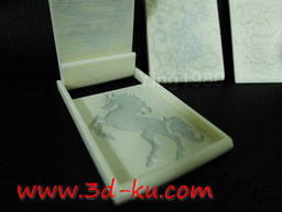 3D打印模型龙马图案名片盒的图片