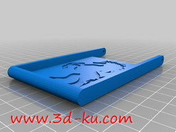 3D打印模型龙马图案名片盒的图片