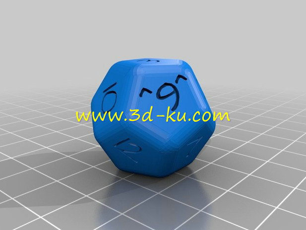 奇形怪状的骰子模型的图片3