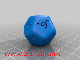 3D打印模型奇形怪状的骰子的图片