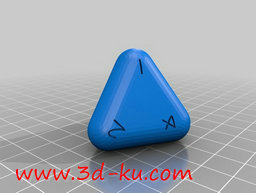 3D打印模型奇形怪状的骰子的图片