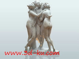 3D打印模型拥抱的圣女的图片