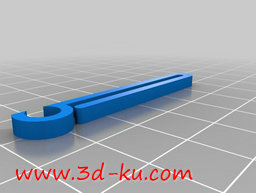 3D打印模型领带夹的图片