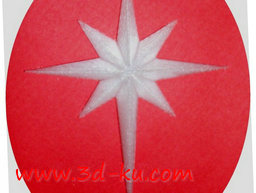 3D打印模型八角圣诞星的图片