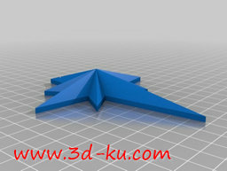 3D打印模型八角圣诞星的图片