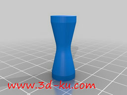 3D打印模型橡皮筋缠绕柱的图片