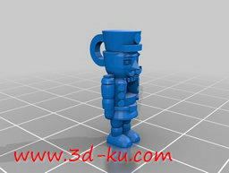 3D打印模型迷你的士兵吊坠的图片