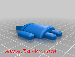 3D打印模型安卓磁铁人的图片