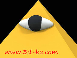 3D打印模型金字塔的眼睛的图片