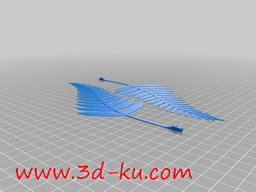 3D打印模型蕨类植物的灯罩的图片