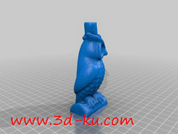 3D打印模型雄性猫头鹰的图片