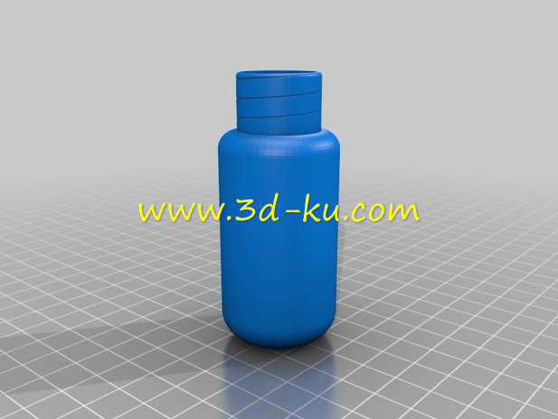 带盖的水瓶模型的图片2