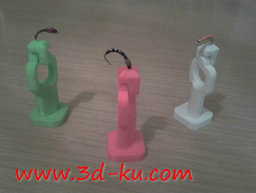 3D打印模型蚊子展示架的图片