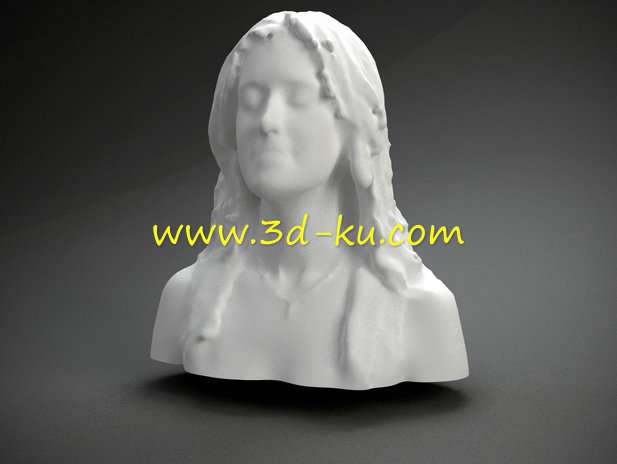 梅丽莎克林顿半身像模型的图片1