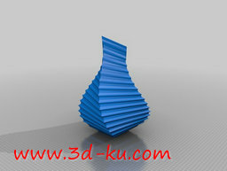 3D打印模型手风琴造型花瓶的图片