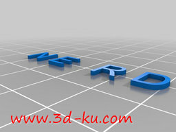 3D打印模型书呆子的眼镜的图片